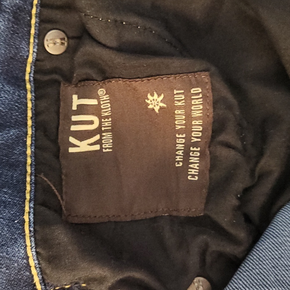 Kut From The Kloth‎ Womens 6 High Rise Ankle Straight Leg Cuffed Jeans - Picture 4 of 8